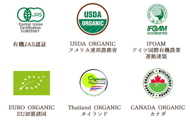 世界基準のオーガニック認定